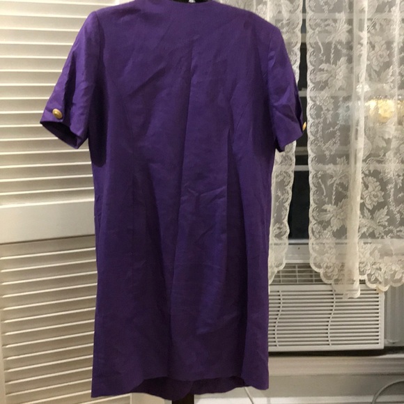 A Pea In The Pod maternity dress. Large. Linen - Picture 4 of 5